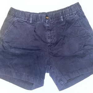 Classic Navy Men's Flat Front Shorts